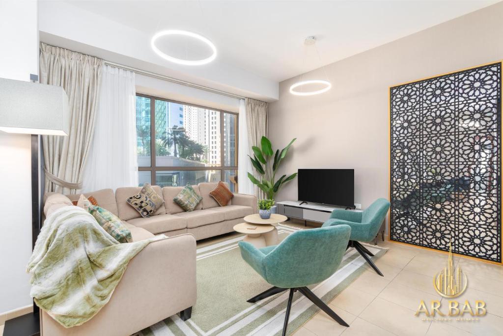 هتل آرباب هومز سوپر دلوکس 1 بی آر جی بی آر نیار بیچ - Arbab Homes Super Deluxe 1BR JBR Near Beach