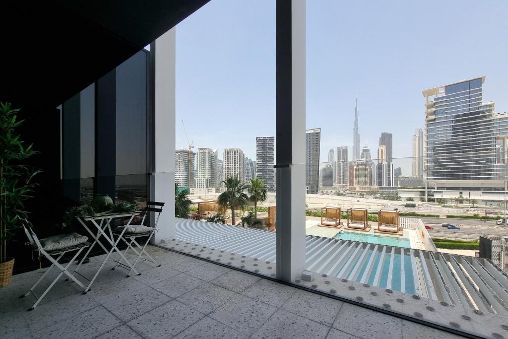 هتل آپ‌ساید لیوینگ - استودیو ویت آ ویو آف برج خلیفه - Upside Living - Studio with a view of Burj Khalifa