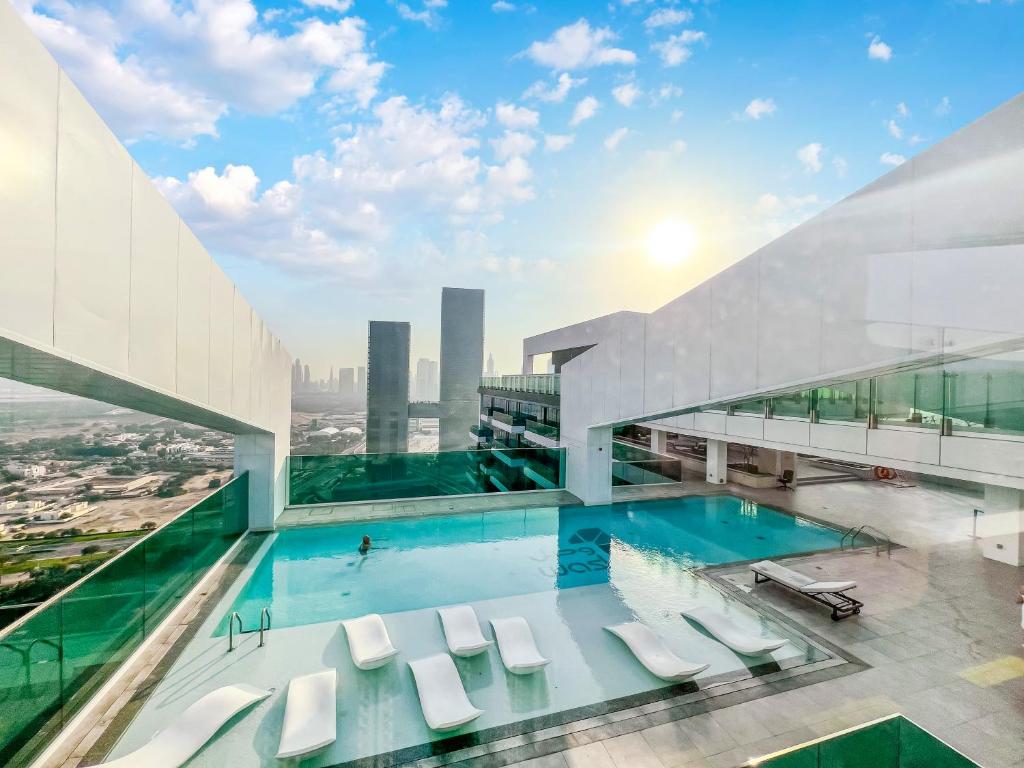 هتل فم لیوینگ - کازی 1 بدرسوم هوم نیر د ای‌کانیک دبی فریم - FAM Living - Cozy 1 Bedroom Home near the Iconic Dubai Frame