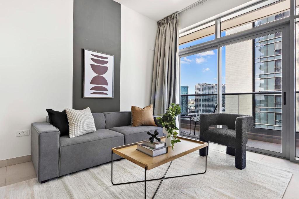 هتل سیلک هاوس کانتمپورری 1 بی دی آر کلوز تو ریم سنترال پارک - Silkhaus Contemporary 1 BDR Close To Reem Central Park