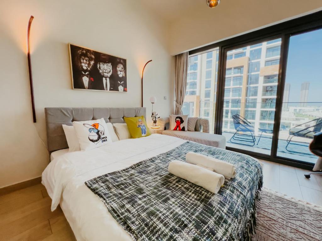 هتل مادرن اوسیس: اسپیسس استودیو نِیر دبی دَون‌تاون - Modern Oasis: Spacious Studio Near Dubai Downtown