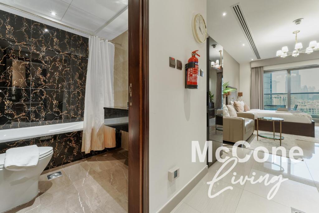 هتل کوزی استودیو این داون تاون ویت برج خلیفه ویو - Cozy Studio in Downtown with Burj Khalifa View
