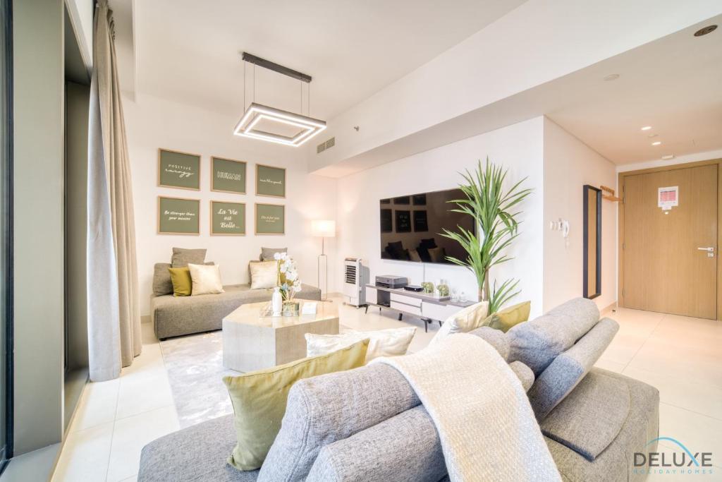 هتل هونوینی 2 بی آر ات کریک ساید 18 دبی کریک هاربر بای دلاکس هالیدی هومز - Heavenly 2BR at Creekside 18 Dubai Creek Harbour by Deluxe Holiday Homes