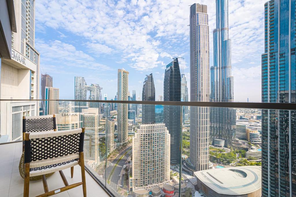 هتل تاپ فلور آپارتمان وید برژ خلیفه ویوز اند فول داونتاون ویوز 171 بی سی-2 - Top Floor Apartment with Burj Khalifa Views and Full Downtown Views171BC-2