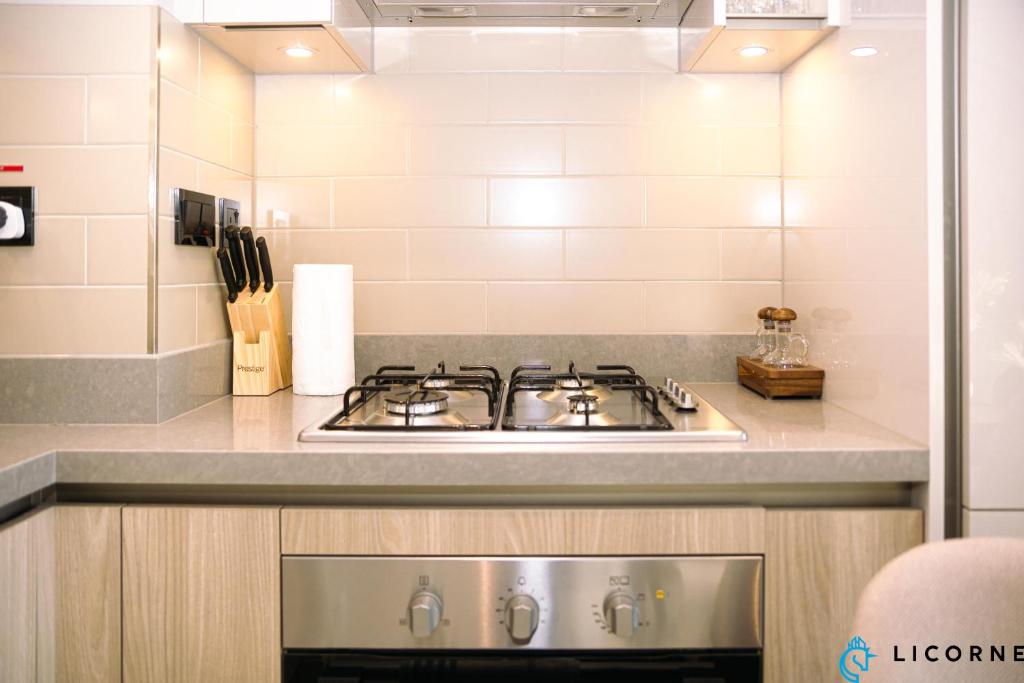 هتل برند نیو اپت، 10 مین تو داون تاون - صبها ویوز - Brand New Apt, 10 Min to Downtown - Sobha Waves