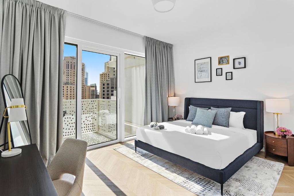 هتل برند نیو 1 بی آر آپت این لا وی جی بی آر - بیچ اکسس - BRAND NEW 1 BR apt in La VIE JBR - Beach Access