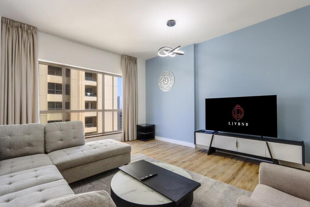 Livbnb - 3+1 in JBR, Close to Beach w/ Ain View