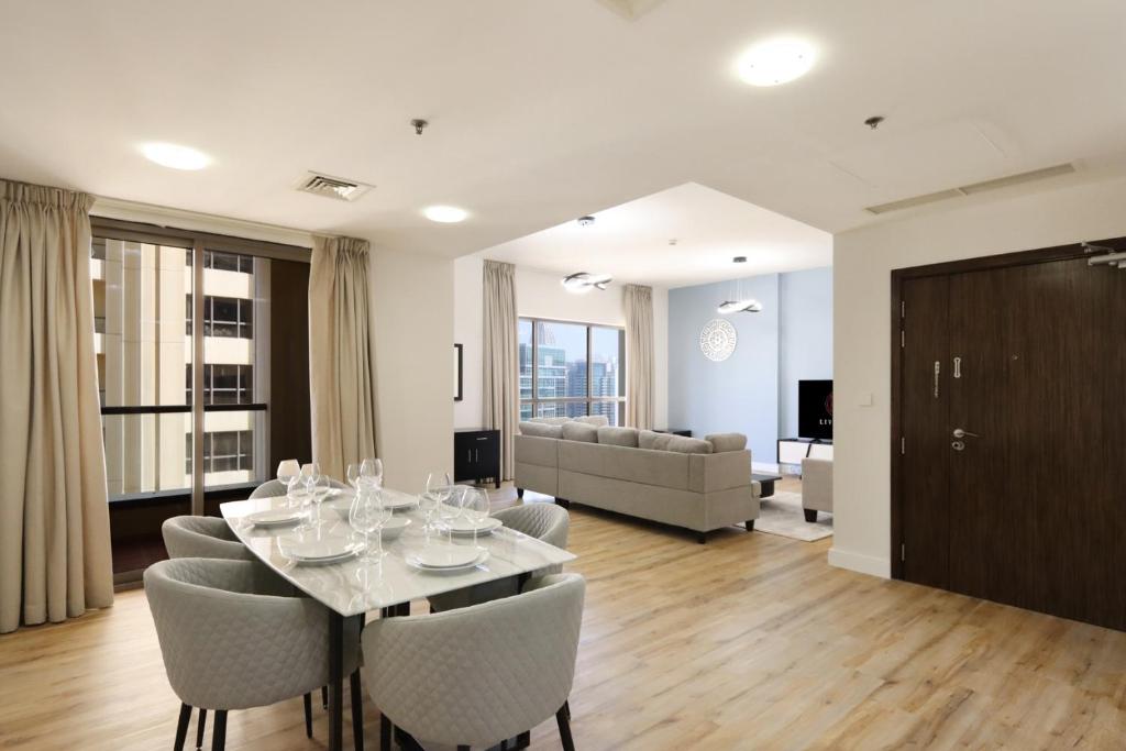 Livbnb - 3+1 in JBR, Close to Beach w/ Ain View