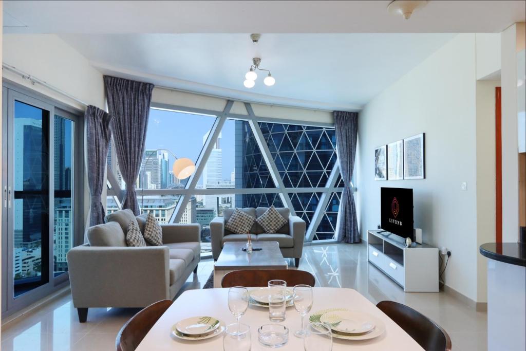 هتل لیو بی ان بی - اوربان 2 بی آر این DIFC - دماک پارک تاور - Livbnb - Urban 2BR in DIFC - Damac Park Tower