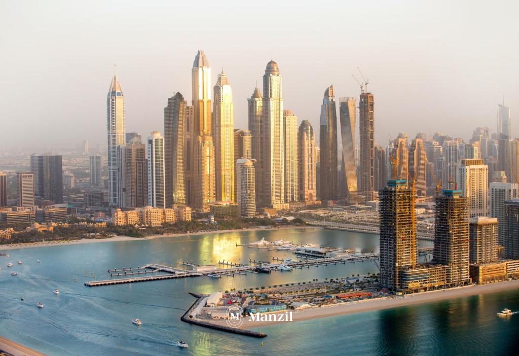 هتل منزیل - 1BR آپارتمان در امار بیچ فرانت با خصوصی بیچ و مارینا اکسس - Manzil - 1BR Apartment in Emaar Beachfront with Private Beach & Marina Access