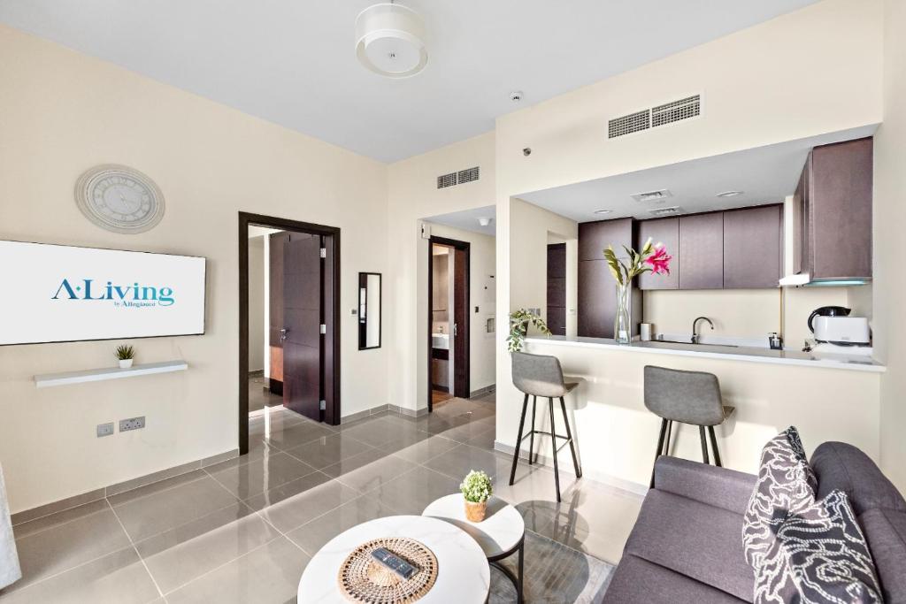 هتل الایوینگ گریزفول 1 بی آر مرانو بیزنس بی نِر مترو - ALiving Graceful 1BR Merano Business bay Near Metro