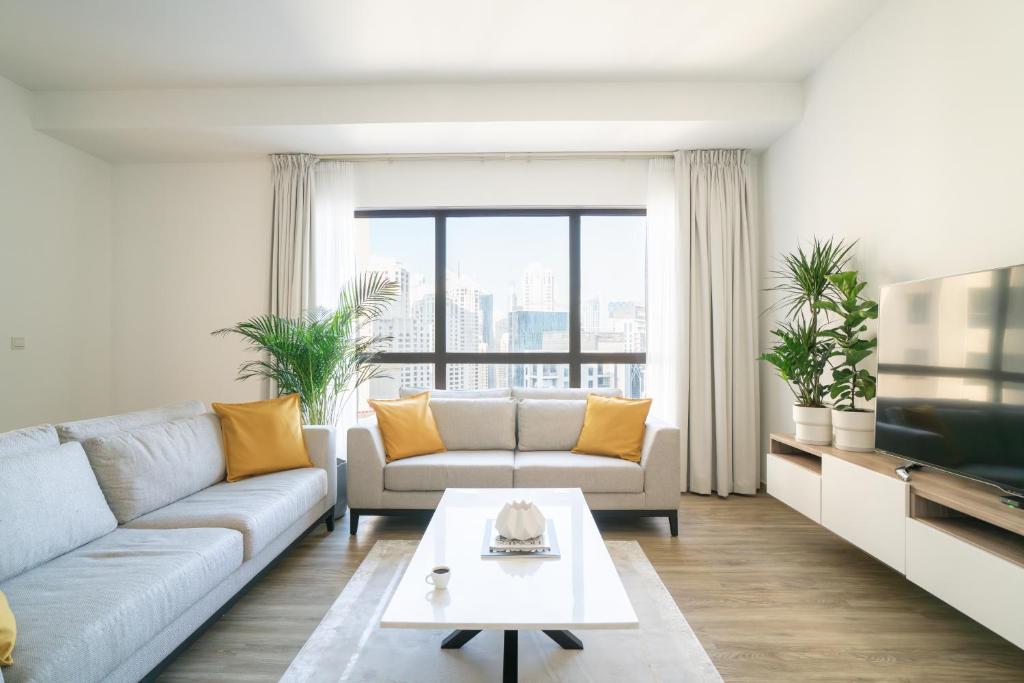 هتل جی ام ای آموواج 2 بی آر سی ویو های فلور - GMA Amwaj 2BR Sea View High Floor