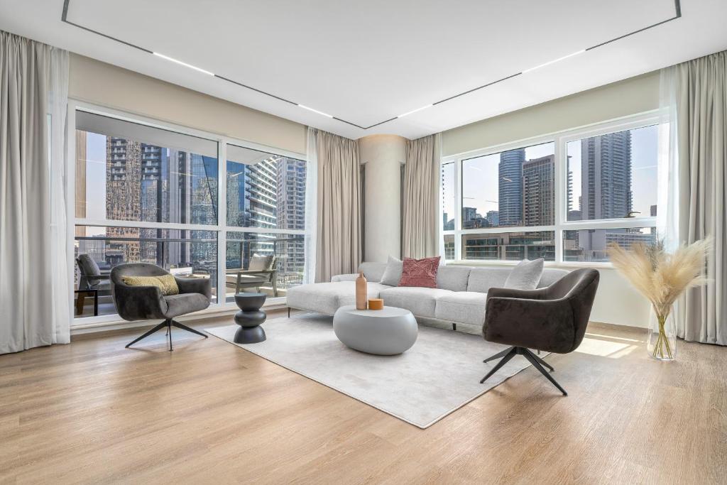 هتل سوپر آفر! لاکچری لیوینگ 3BR مارینا ویو - SUPER OFFER! Luxury Living 3BR Marina View