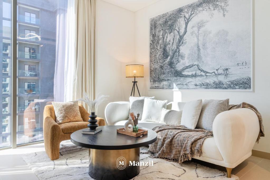 هتل منزیل - 1BR هوم این سوبه هارتلند، 10 مینس درایو فروم داونتاون دبی - Manzil - 1BR Home in Sobha Hartland, 10 mins drive from Downtown Dubai