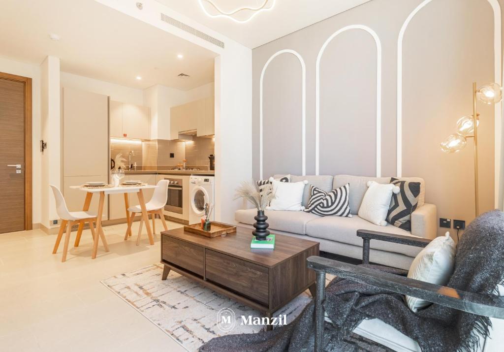 هتل منزیل - 1بی آر هوم این سوحا هارتلند نیئر داونتاون - Manzil - 1BR Home in Sobha Hartland near Downtown