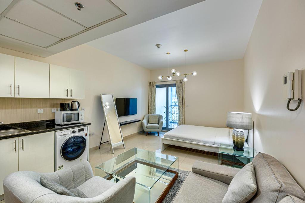 هتل برایت استودیو این DIFC نیئر ذ مترو استیشن - Bright studio in DIFC near the metro station