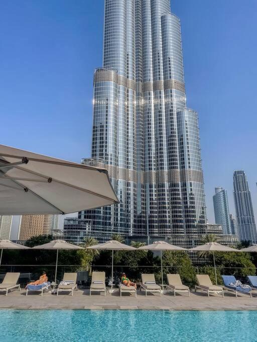 هتل استنینگ فول برج خلیفه ویو - د آدرس 2 بی آر لاکچری - Stunning Full Burj Khalifa View - The Address 2BR Luxury