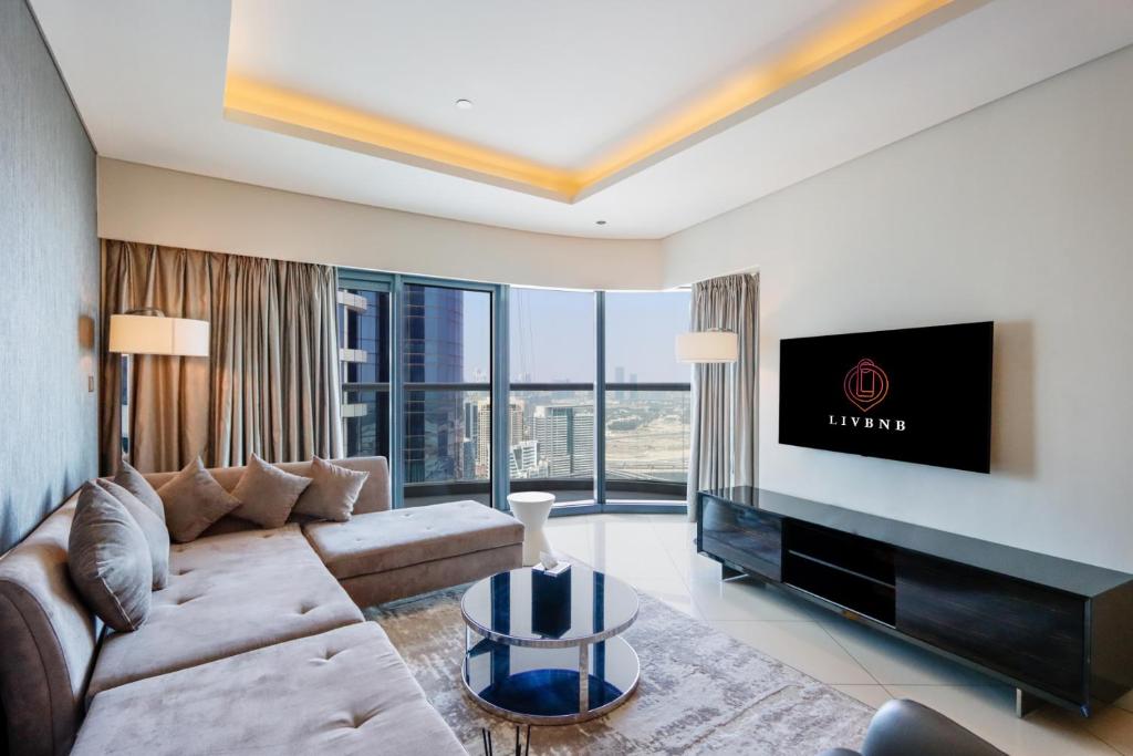 هتل لیف‌بی‌ان‌بی سوئیتس - ۳ بی‌ر در پارامونت تاور ویت کانال ویو - Livbnb Suites - 3BR in Paramount Tower with Canal View