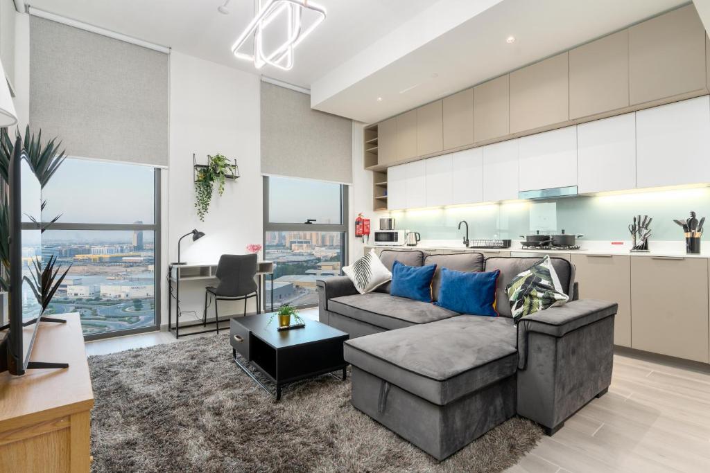 هتل وایت سیج - برند نو آپارتمان ویت پانورامیک نیو دبی ویوز - White Sage - Brand New Apartment With Panoramic New Dubai Views