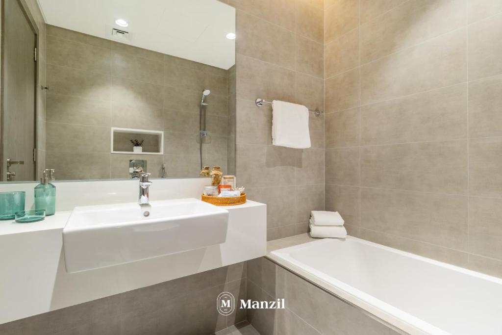 هتل منزل - 1BR در دیستریکت وان رزیDentسز ویت بیچ و لاگون اکسس - Manzil - 1BR in District One Residences with Beach & Lagoon Access