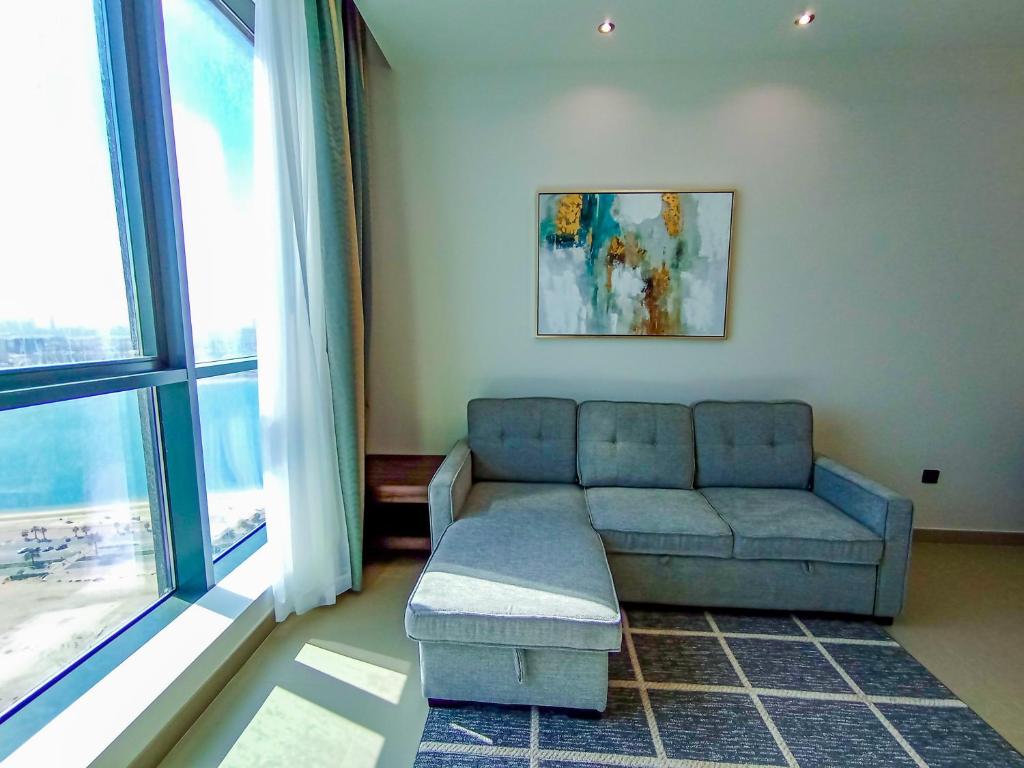 هتل لاکچری وان بدروم فلت وید دبی کاسلاین ویو Luxury 1 Bedroom Flat with Dubai Coastline View