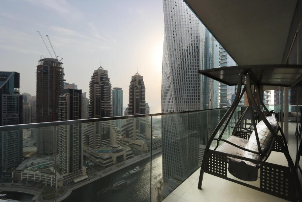 هتل لیو بی ان بی - مارینا گیت 3 بی آر ویت دریا و مارینا ویوز - Livbnb - Marina Gate 3BR with Sea and Marina Views