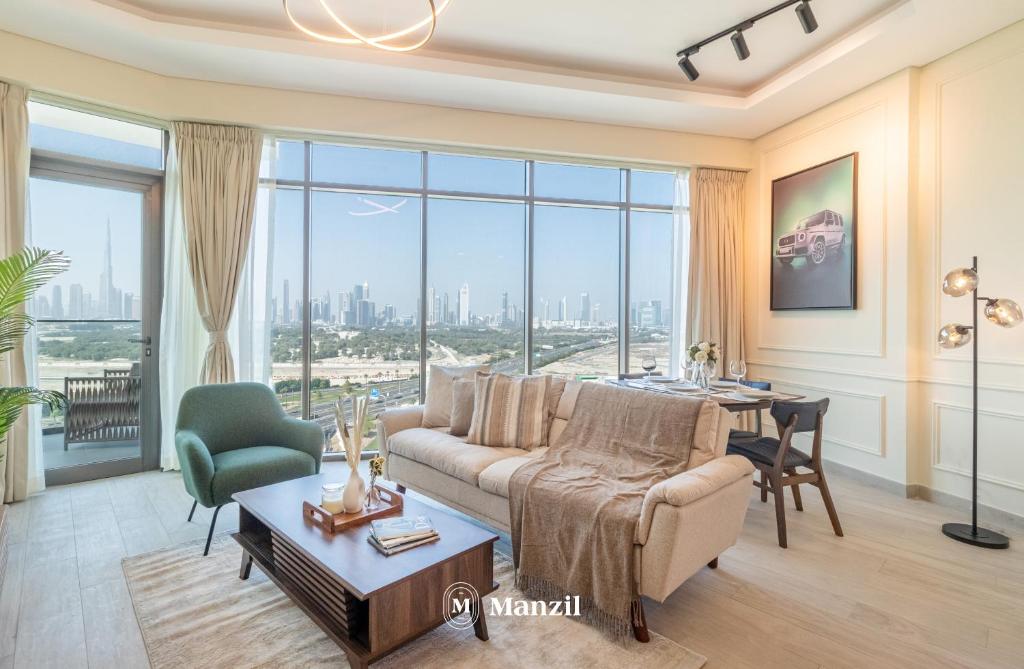 هتل منزل - 1BR در فرهاد عزیز رزیدنس با برج ویو - Manzil - 1BR in Farhad Aziz Residence with Burj View