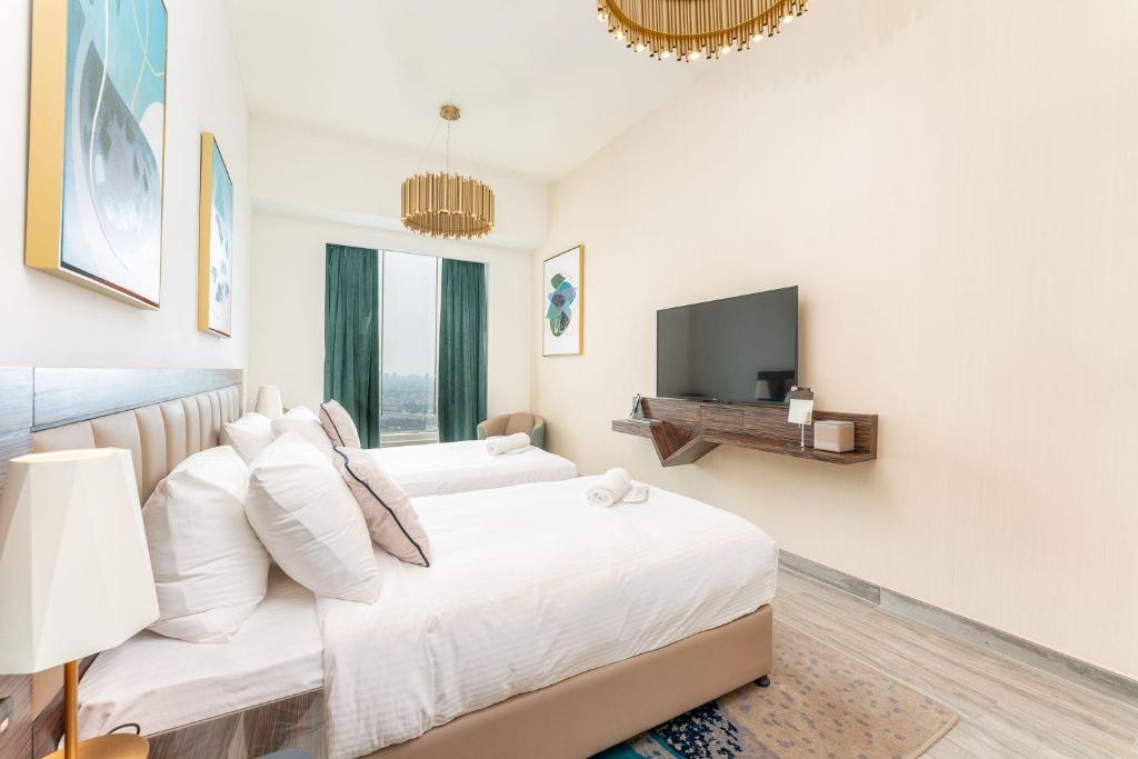 هتل فانسیبل 2 بی آر آپارتمان و 1 میدز روم در آوانی تاور - Fanciable 2BR Apartment & 1 Maids room in Avani Tower