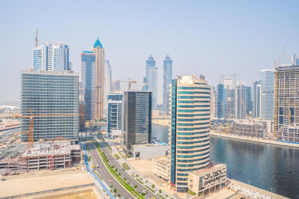 هتل تنین - بیوتیفول هارتلند تاور 1BR این بیزنس بی - Tanin - Beautiful Heartland Tower 1BR in Business bay