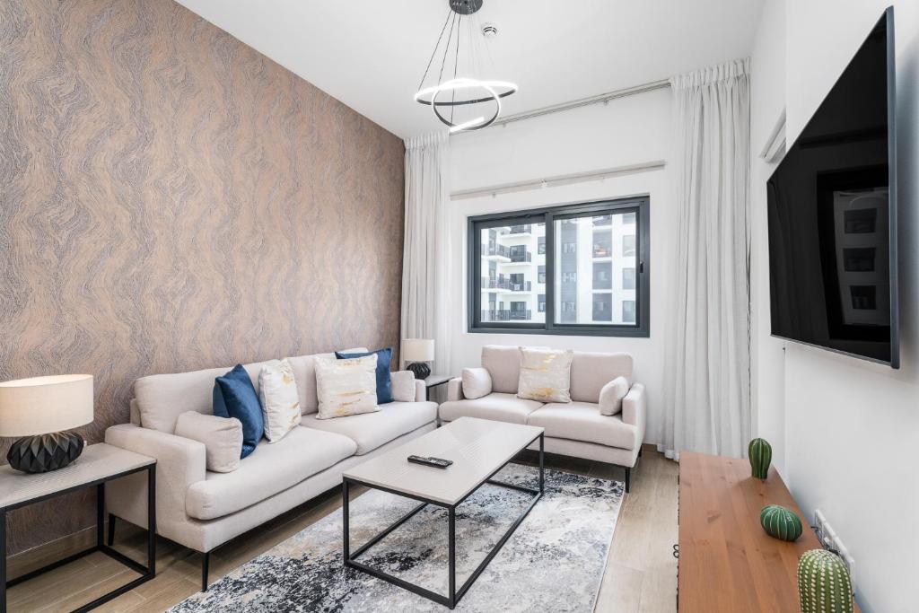 هتل ناسما لاکچری استیز - هوم-استایل 2BR آپارتمان ویت آ بالکونی ویو - Nasma Luxury Stays - Home-Style 2BR Apartment with a Balcony View