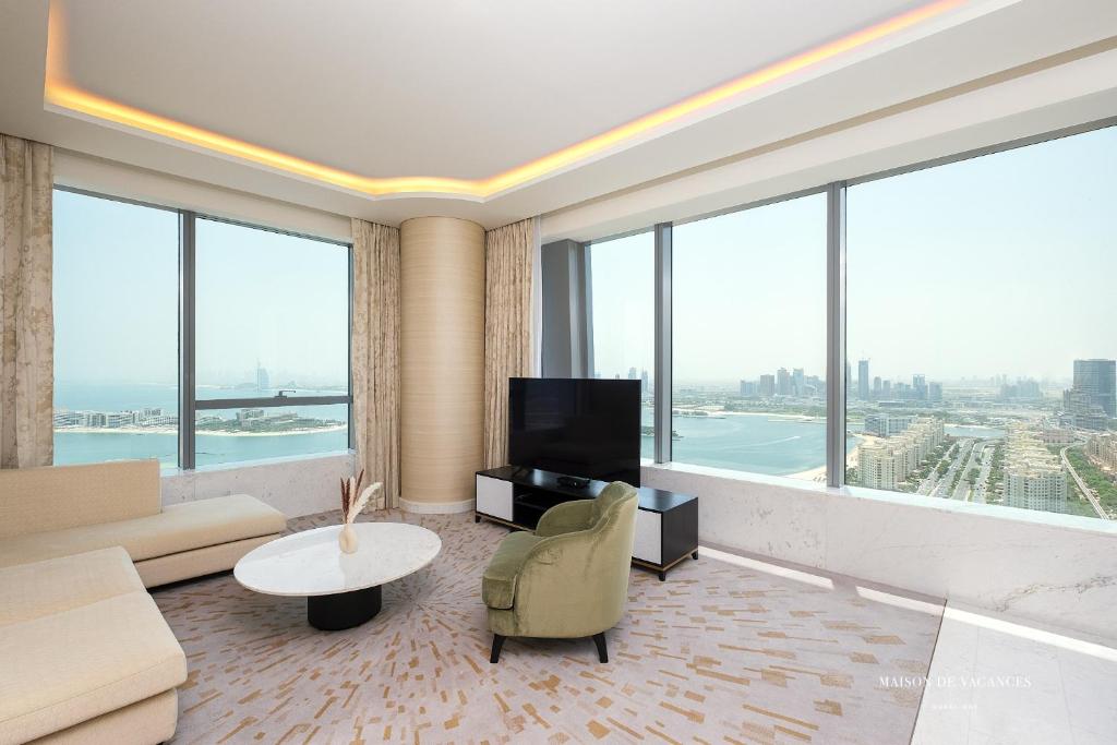 هتل ذ پالم تاور آی کازنر 1 بد روم دبی - The Palm Tower I Corner 1 Bedroom Dubai