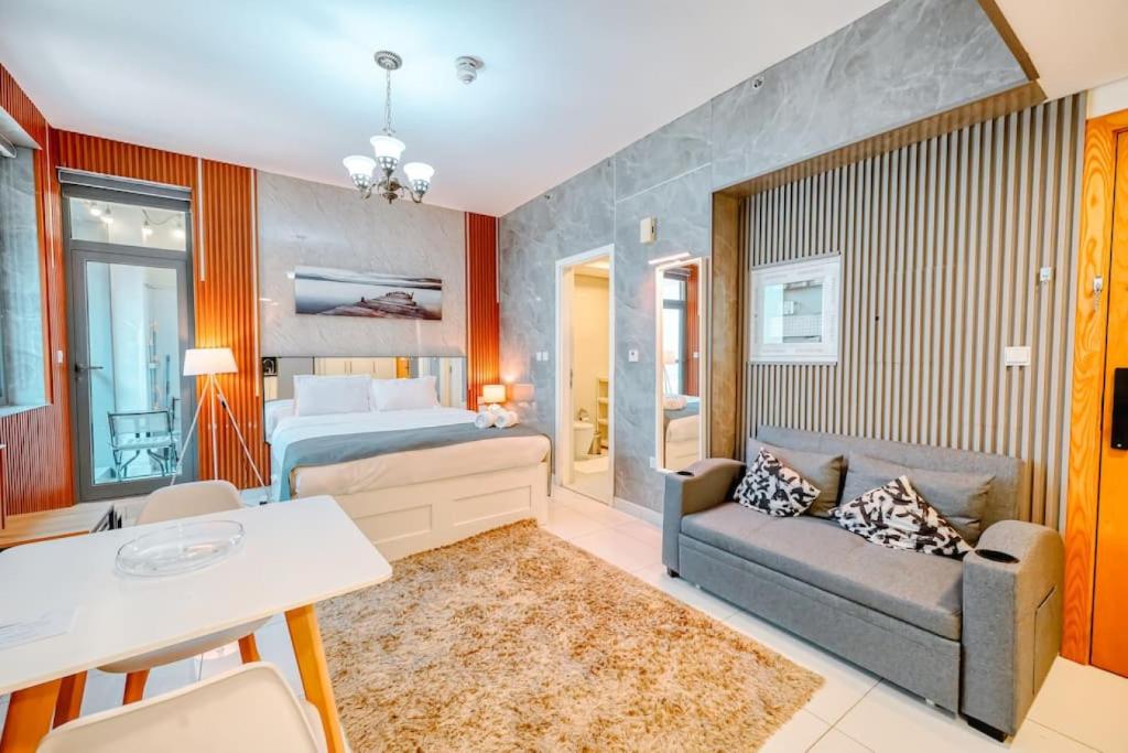 هتل مدرن استودیو وی داونتاون ویوز این بیزنس بی - Modern Studio w Downtown views in Business Bay