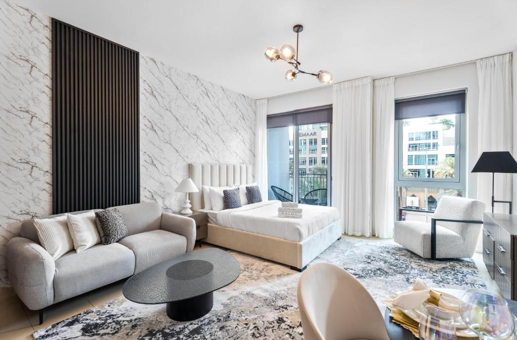 هتل نسما لاکچری استیز - سوپیسفیکیتد استودیو آپارتمان نِر بُرج خلیفه - Nasma Luxury Stays - Sophisticated Studio Apartment near Burj Khalifa