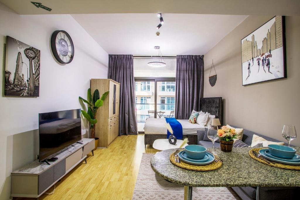 هتل فرنیشد استودیو این بینگ هتی آپارتمانز، دی اس او - Furnished Studio In Binghatti Apartments, Dso