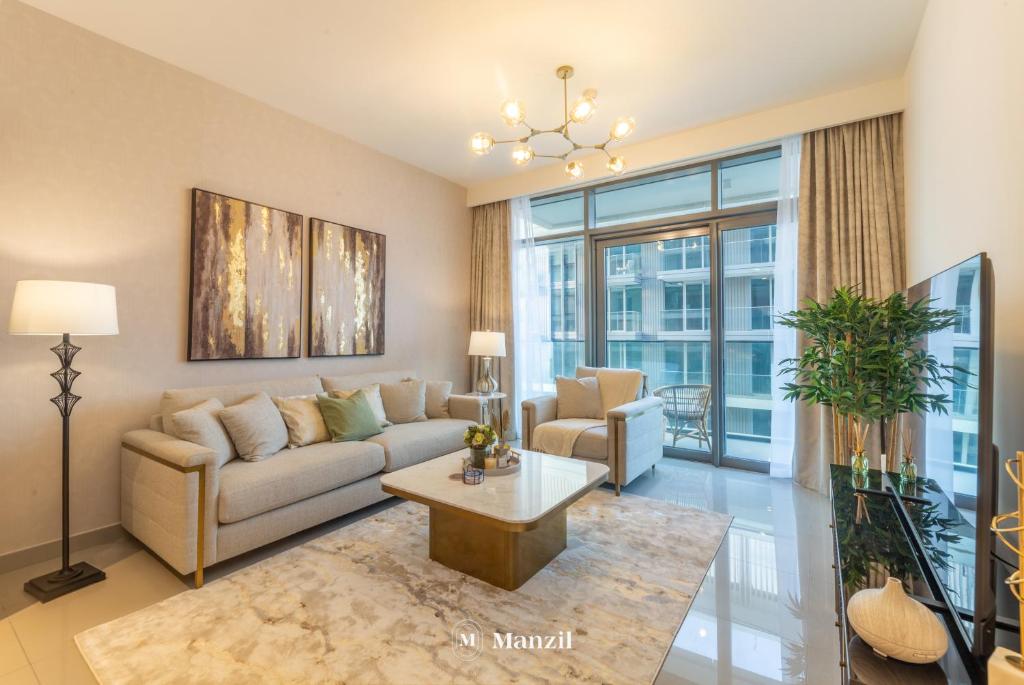 هتل منزل - استایلیش 2BR در پام جمیراه وی بیچ ویو - Manzil - Stylish 2BR in Palm Jumeirah W Beach View