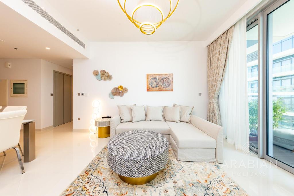 هتل برند نیو 2 بی آر آپت وید پالم ویوز اند پرایوت بیچ - های فلور - Brand New 2BR Apt with Palm Views and Private Beach - High Floor