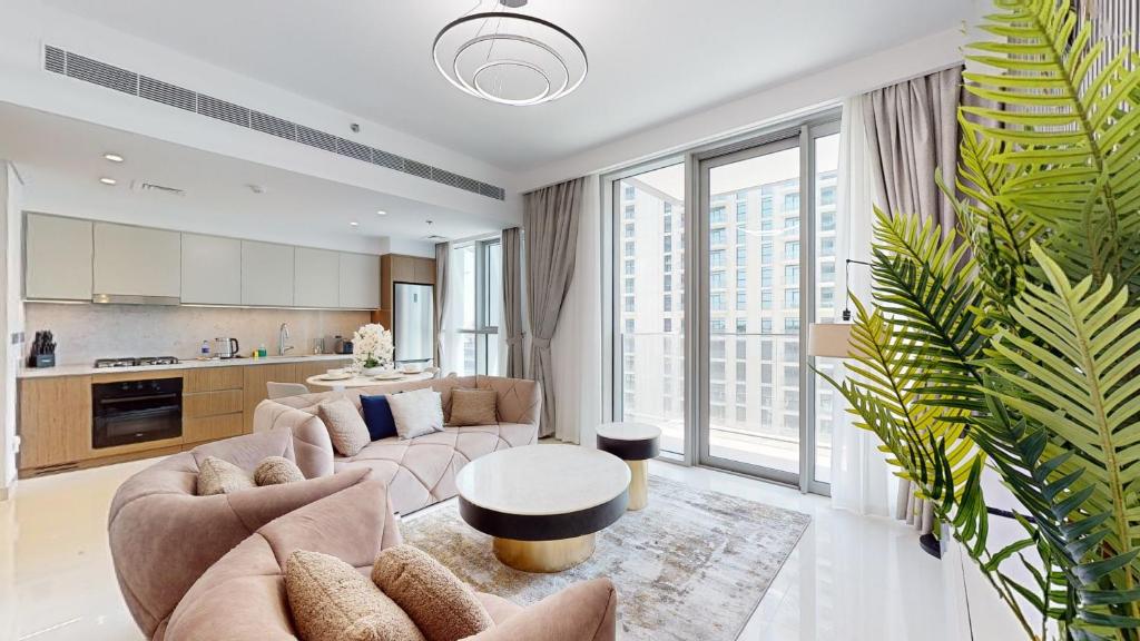 هتل پرایم استی - بیچ آیل 1BR، امارت بیچ فرانت، دایرکت بیچ اکسس - Primestay - Beach Isle 1BR, EMAAR BEACHFRONT, Direct Beach Access