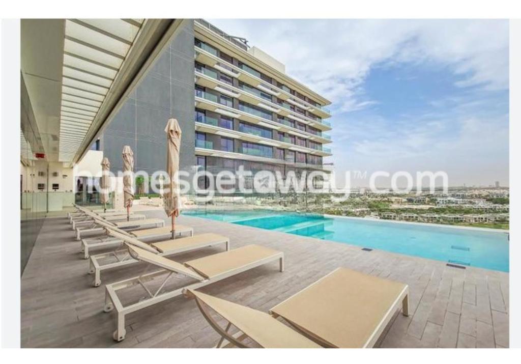 هتل هومزگت اوی - گلف سوئیتس، دوبی هیلز 1BR آپارتمان - HomesGetaway - Golf Suites, Dubai Hills 1BR Apartment
