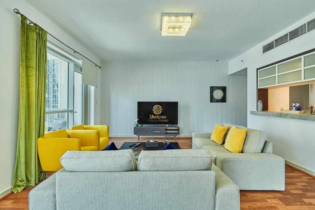 هتل شکریتن هومز کازئی 1 بی آر وید برج اند فاونتین پارتیا ویو - Shukran Homes Cozy 1BR with Burj & Fountain Partial View