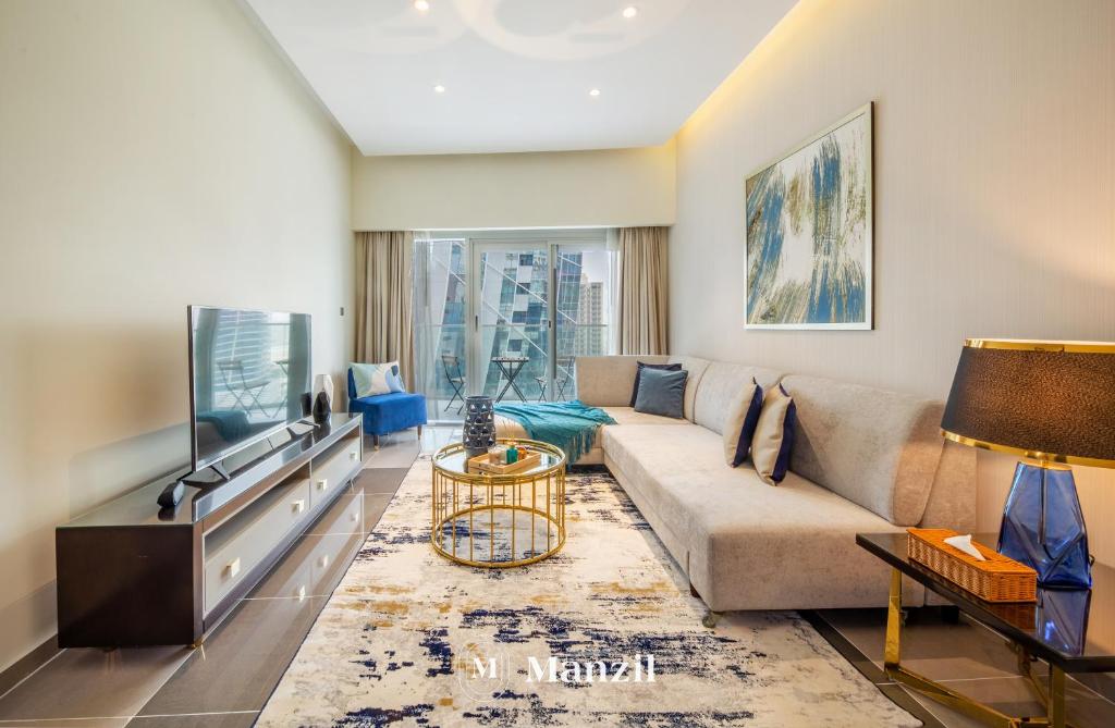 هتل منزیل - دیزاینر 1 بی آر اپت نییر برج و دبی مال - Manzil - Designer 1 BR Apt near Burj & Dubai Mall
