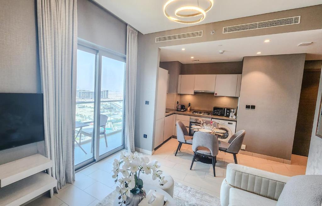 هتل استی بای لاتینم لاکچری 1BR هالیدی هوم سی وی آر A1410 نیار برج خلیفه - STAY BY LATINEM Luxury 1BR Holiday Home CVR A1410 near Burj Khalifa