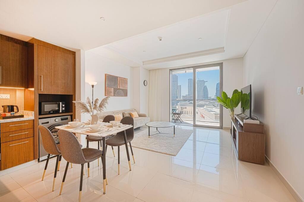 هتل پانورامیک 1BR برج خلیفه ویو اَت بولیوار پوینت - Panoramic 1BR Burj Khalifa View at Boulevard Point