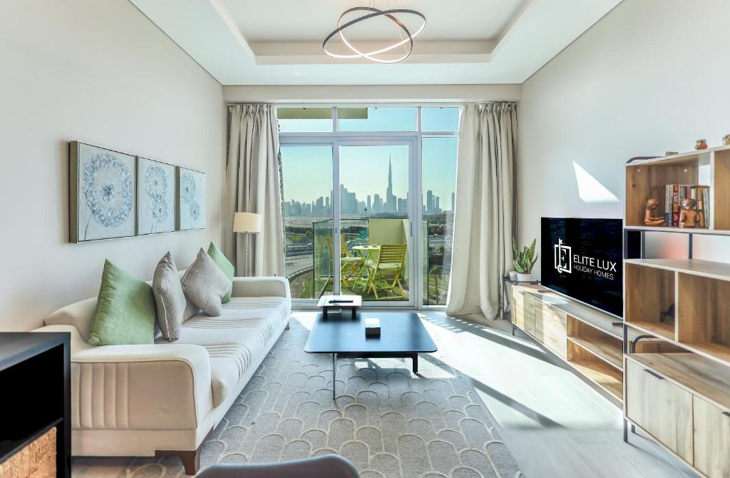 هتل الیته لاکس هالیدِی هومز - اسکای لاین اویسس – 1BHK پریمیوم آپت در ال جaddاف - Elite LUX Holiday Homes - Skyline Oasis – 1BHK Premium Apt in Al Jaddaf