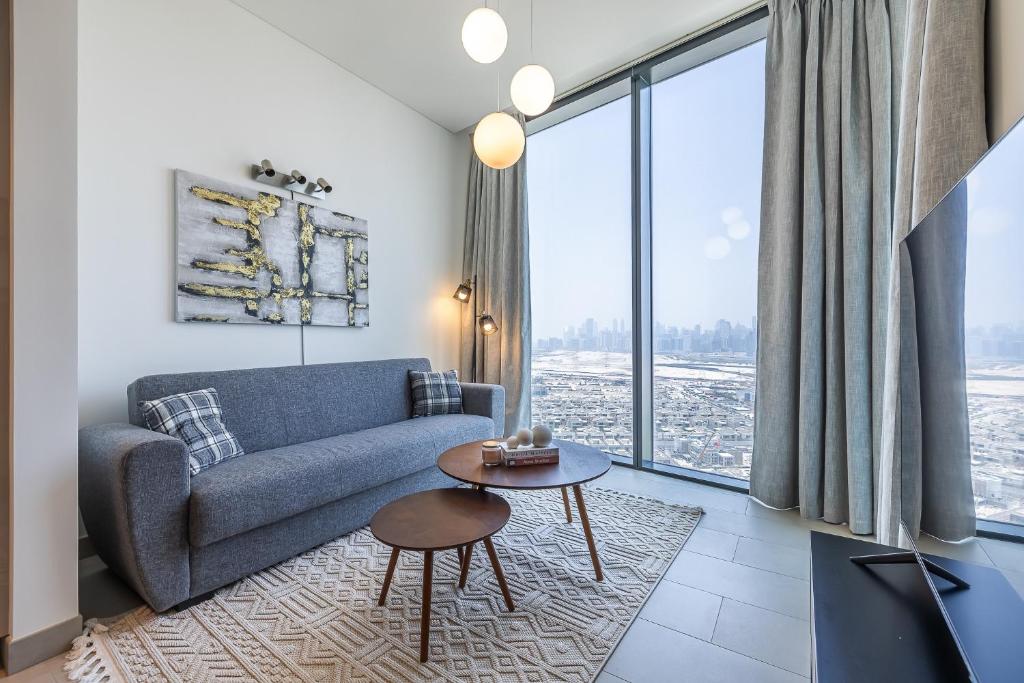 هتل 1 بی دی آر آی برج خلیفه ویو آی صبحا ویوز - 1BDR I Burj Khalifa View I Sobha Waves