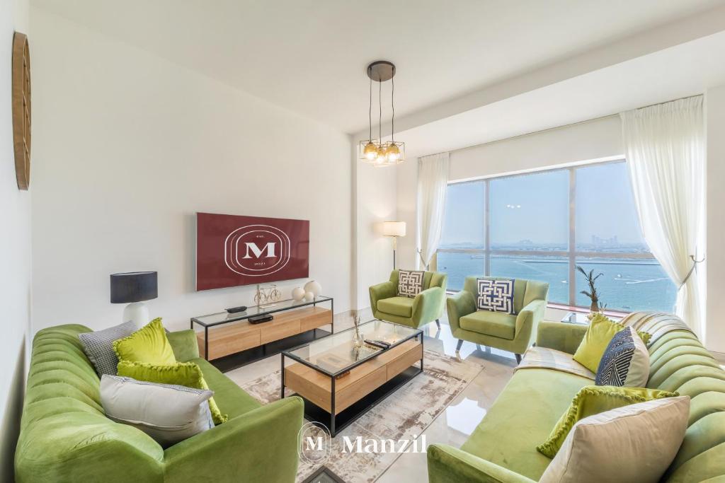 هتل منزل - لاویش 3BR در جی بی آر با ویو دریا و 5 دقیقه پیاده روی تا ساحل - Manzil - Lavish 3BR in JBR with Sea Views and 5 min walk to beach