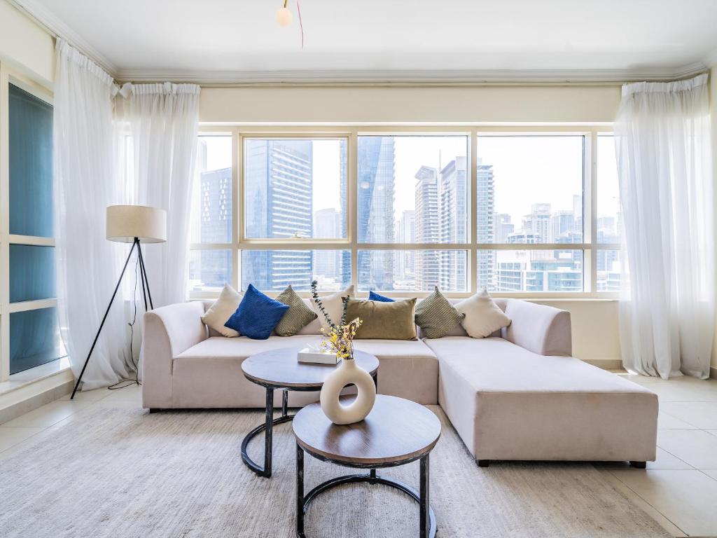 هتل مگنیفیسانت 2 بی آر ویت بالکنی - دبی مارینا - Magnificent 2 BR with balcony - Dubai Marina