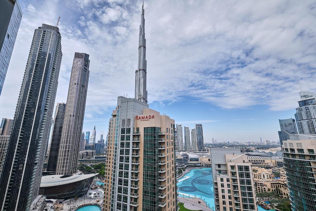هتل بلاویستا - ریلکسیگ - 1 بی آر - 29 بولوارد - پارتیا بی برج خلیفه و فونت ویو - Bellavista - Relaxing - 1 BR - 29 Boulevard - Partial Burj Khalifa & Fountain View