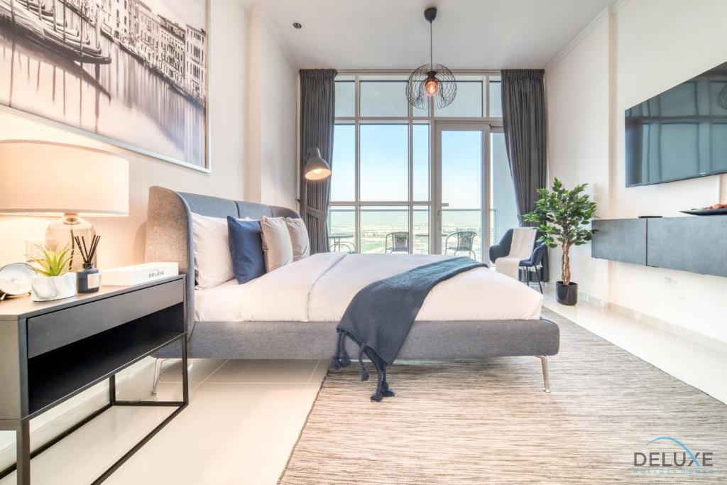 هتل دیلایتفول استودیو ات کارسون ا داماک هیلز دوبی لند بای دلاکس هالیدی هومز - Delightful Studio at Carson A DAMAC Hills Dubailand by Deluxe Holiday Homes