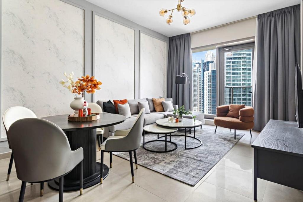 هتل سیلک هاوس های فلور 1 بی آر این اسپارکل تاور - Silkhaus high floor 1BR in Sparkle Tower