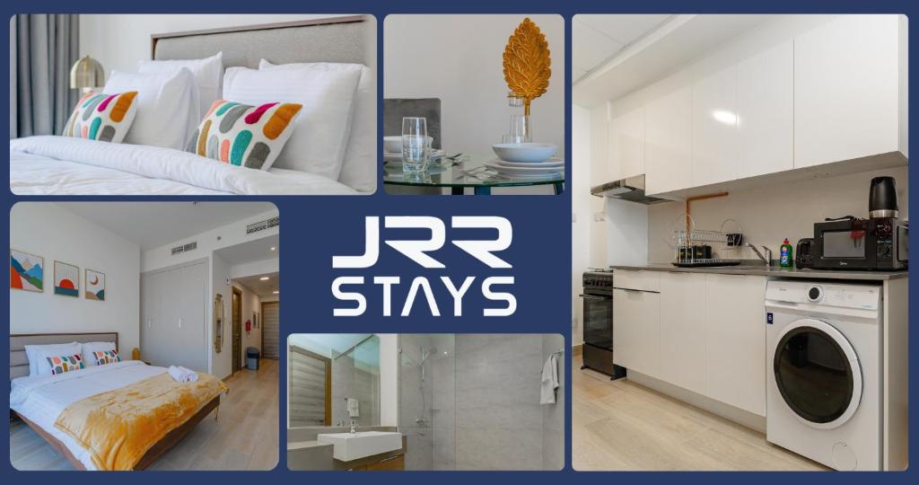 هتل جی آر ار استیز - جی وی سی بلوم تاور بی 608 الگانت استودیو اسلیپس 2 - JRR Stays - JVC Bloom Tower B608 Elegant Studio Sleeps 2